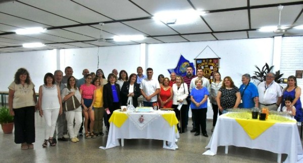 Lima y Furtado acompañaron la presentación de mejoras del Club de Leones Salto Centro