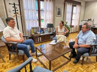 Intendente Lima y ministro Lozano reafirman compromiso para ampliar construcción de viviendas en Salto