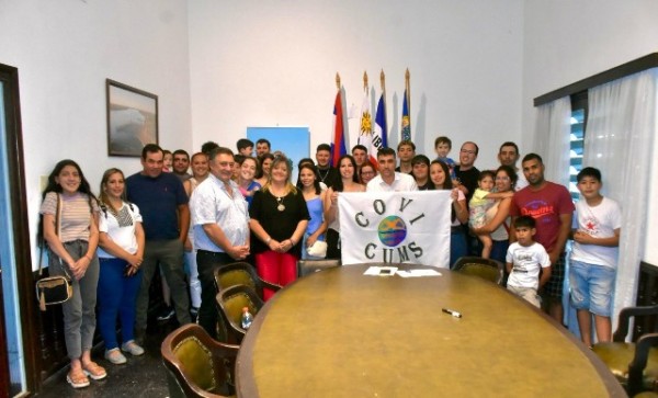 Intendencia de Salto hizo entrega de terreno a la cooperativa de viviendas COVICUMS