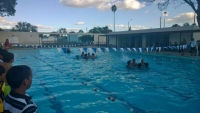 Pobladores de varias localidades del interior disfrutan de actividades en piscina de Valentín