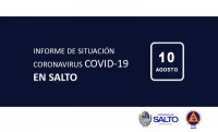 INFORME DE SITUACIÓN SOBRE CORONAVIRUS COVID-19 EN SALTO / LUNES 10 DE AGOSTO