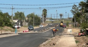 Lima confirmó que los trabajos en la avenida Rafaela Villagrán en barrio Artigas están próximos a finalizar