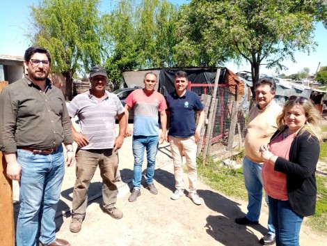 Intendente y directores departamentales recorrieron barrio Caballero Viejo