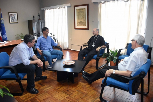 Reunión entre Intendente Dr. Andrés Lima y Sturla