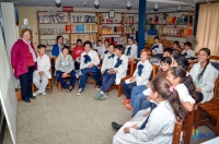 Biblioteca Felisa Lisasola: Encuentros con escolares en el marco del Plan de Lectura del Ministerio de Educación y Cultura 