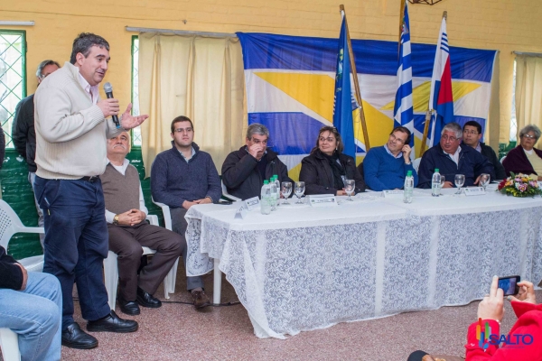 Reunión realizada este jueves en Masoller con Alcaldes y Concejales de Tranqueras y localidades vecinas