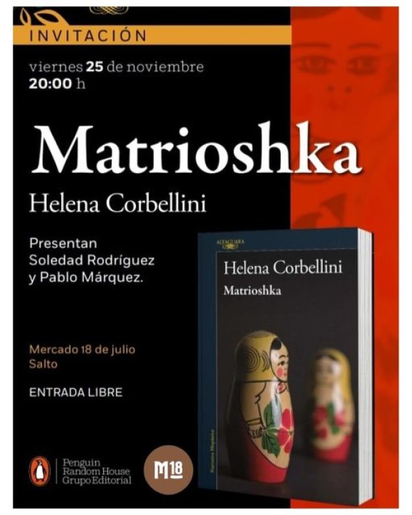 PRESENTACIÓN DEL LIBRO &quot;MATRIOSHKA&quot; DE HELENA CORBELLINI