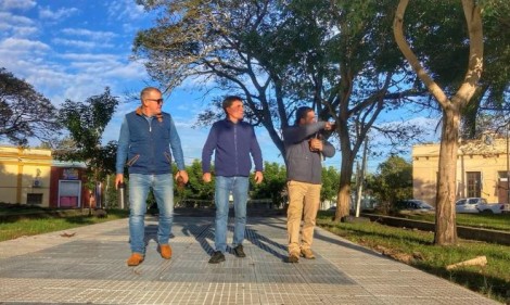 La Intendencia de Salto y el diputado Álvaro Lima recorren el Municipio de Belén