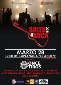 Destacadas bandas actuarán en Salto al Rock 2015